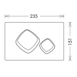 Abacus Mode Flush Plate
