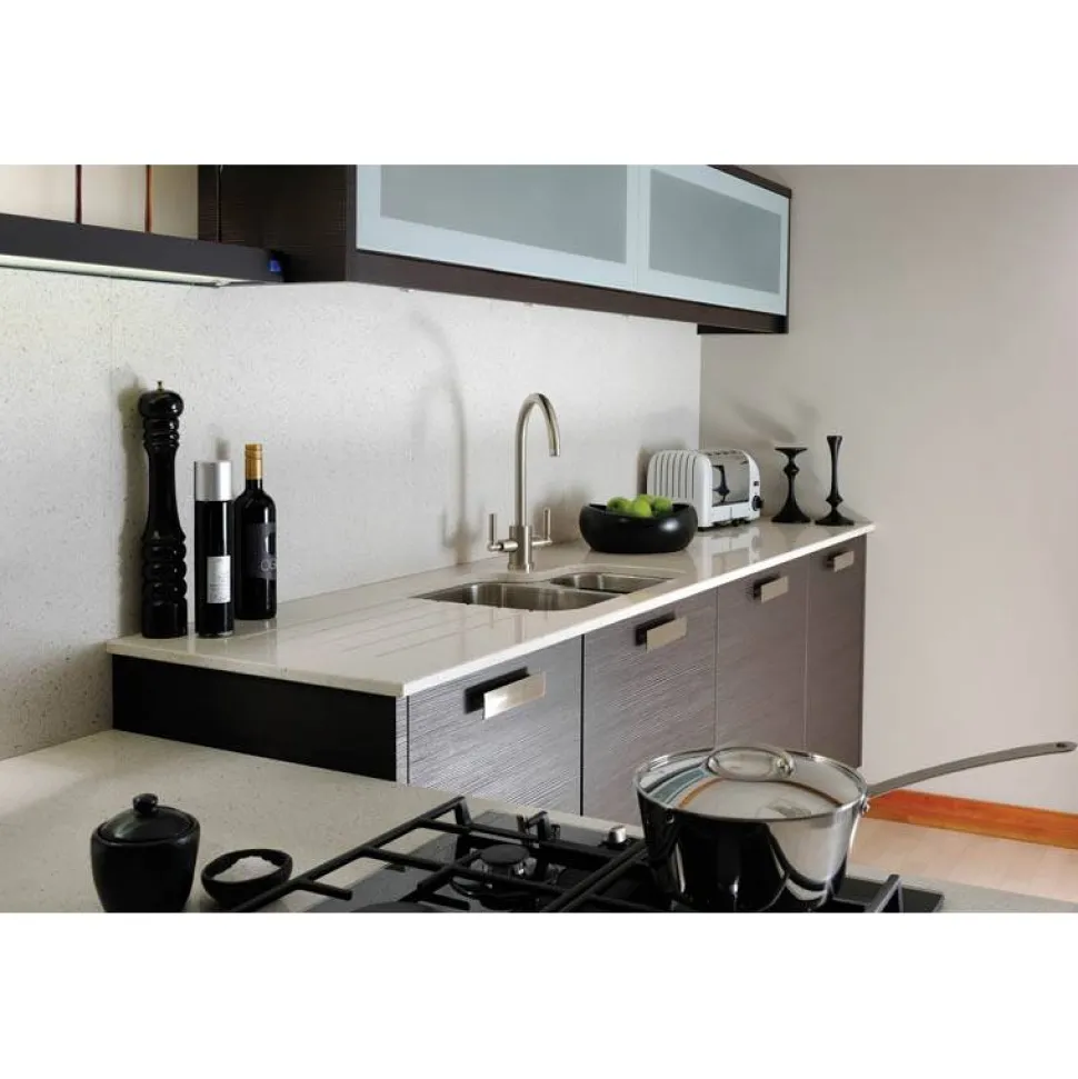 Abode Atlas Aquifier Filtered Water Mono Kitchen Mixer - Brushed Nickel