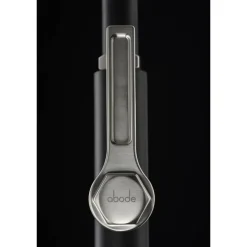 Abode Hex Industrial Single Lever Mono Kitchen Mixer Tap - Matt Black