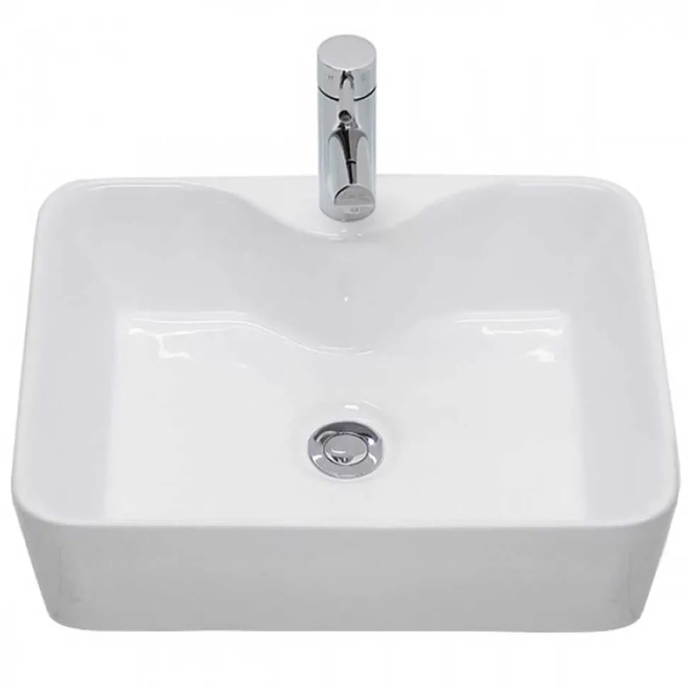 Alana 485mm Rectangular Countertop Basin