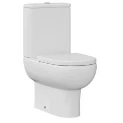 Anderson Rimless Back To Wall Close Coupled Toilet & Soft Close Seat