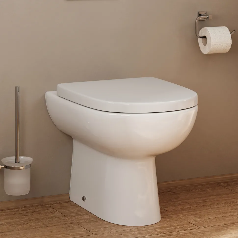 Anderson Rimless Back to Wall Toilet & Soft Close Seat