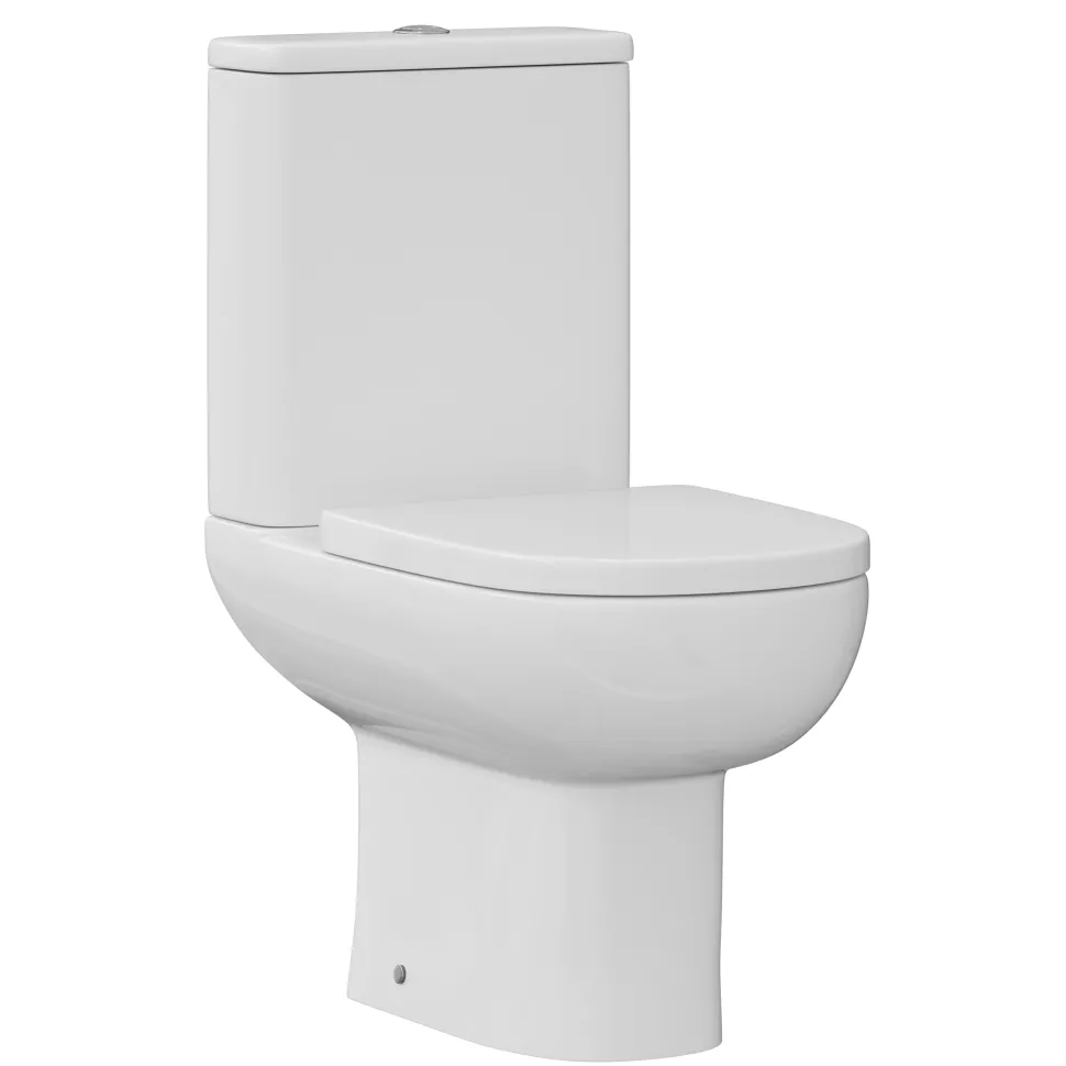 Anderson Rimless Close-Coupled Toilet & Soft Close Seat