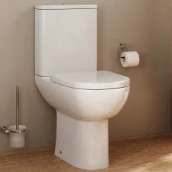 Anderson Rimless Comfort Height Close-Coupled Toilet & Soft Close Seat