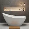 Andreia Acrylic White Freestanding Bath - 1500 x 720mm