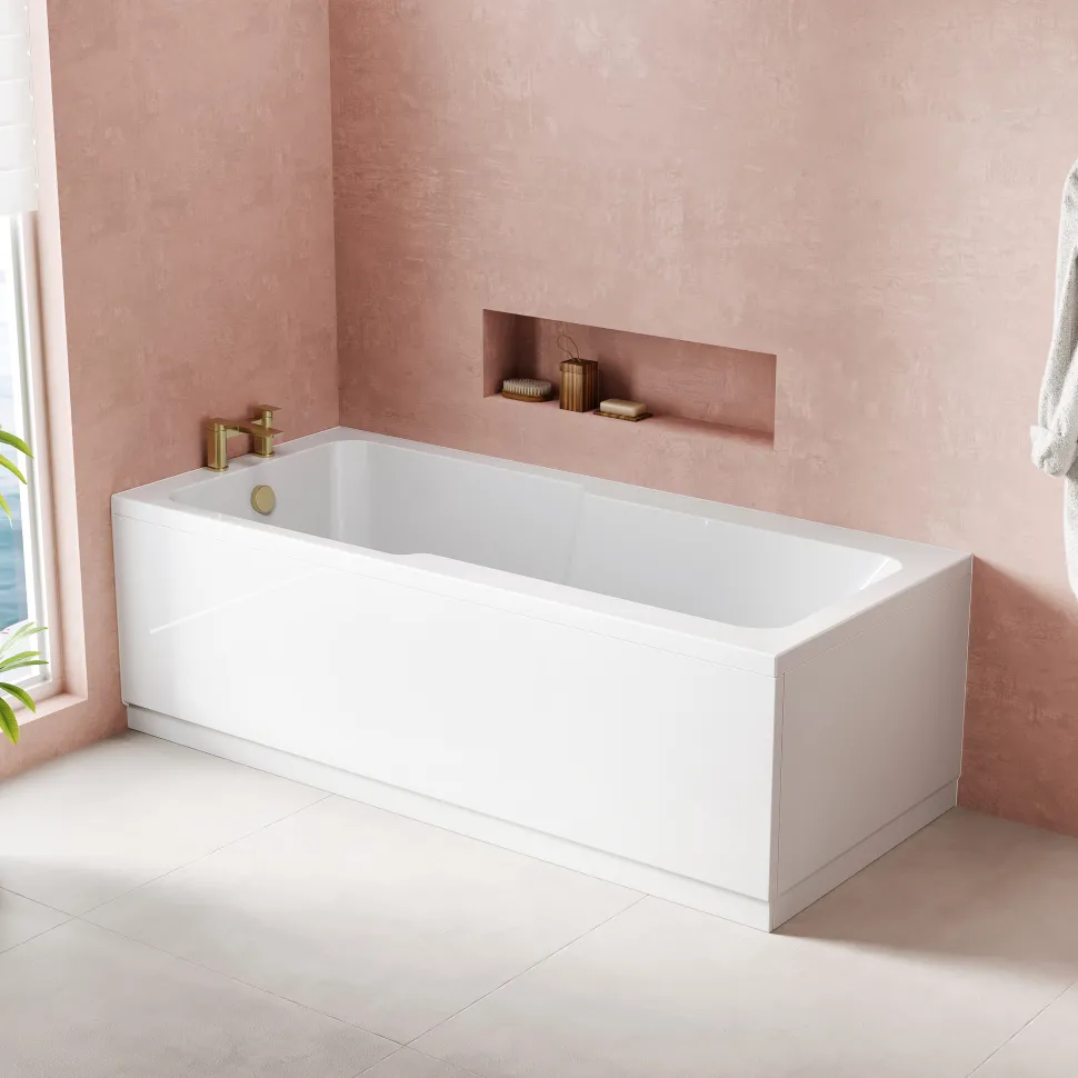 Armourcast Reinforced Keyhole Shower Bath