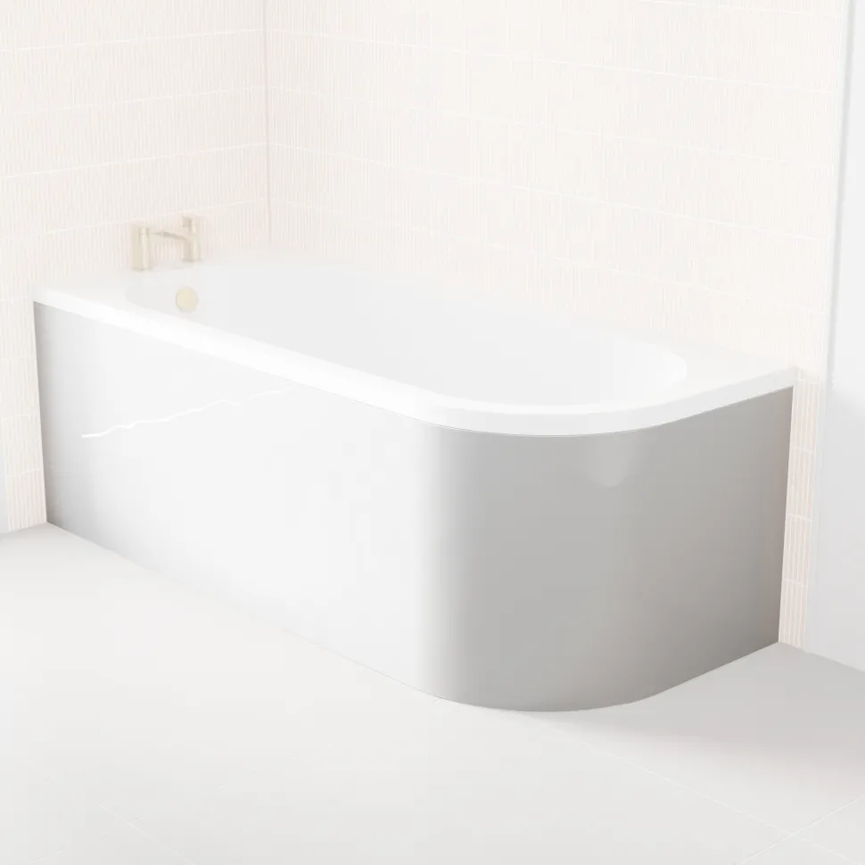 Armourcast Reinforced 1700mm J-Shaped Bath Panel