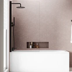 Armourcast Reinforced Single Ended Shower Bath & Shower Screen