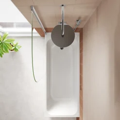 Armourcast Reinforced Slim Edge Single Ended Bath with Shower Screen - 1700mm