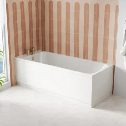 Armourcast Reinforced Slim Edge Single Ended Bath - 1700 x 700mm