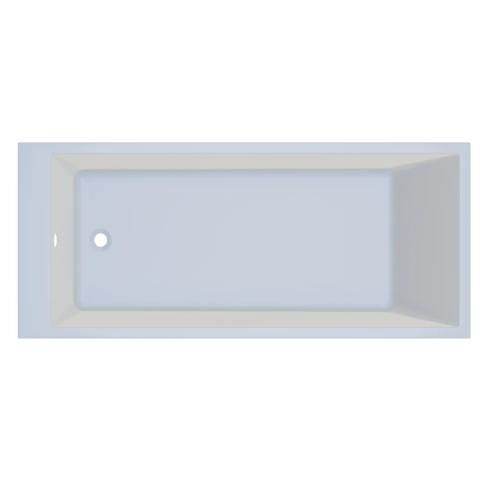 Armourcast Reinforced Slim Edge Square Single Ended Bath