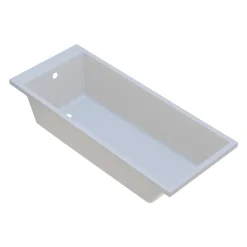 Armourcast Reinforced Slim Edge Square Single Ended Bath