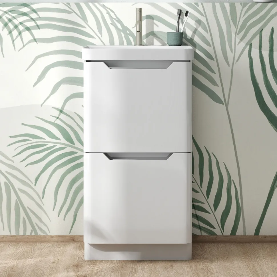 Ava 500mm Floorstanding Vanity Unit & Basin