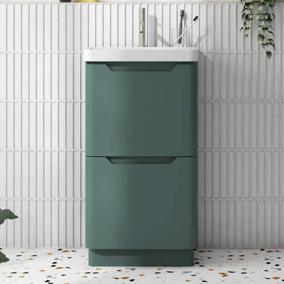 Ava 500mm Floorstanding Vanity Unit & Basin