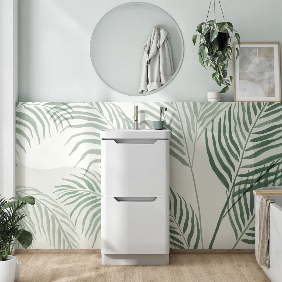 Ava 500mm Floorstanding Vanity Unit & Basin