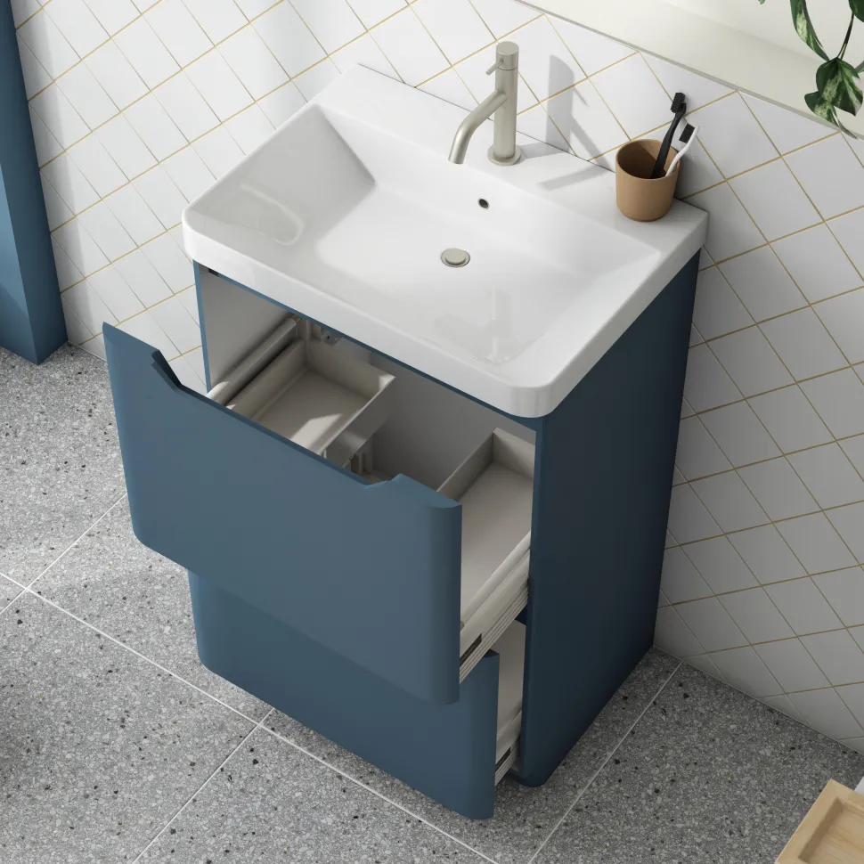 Ava 600mm Floorstanding Vanity Unit & Basin