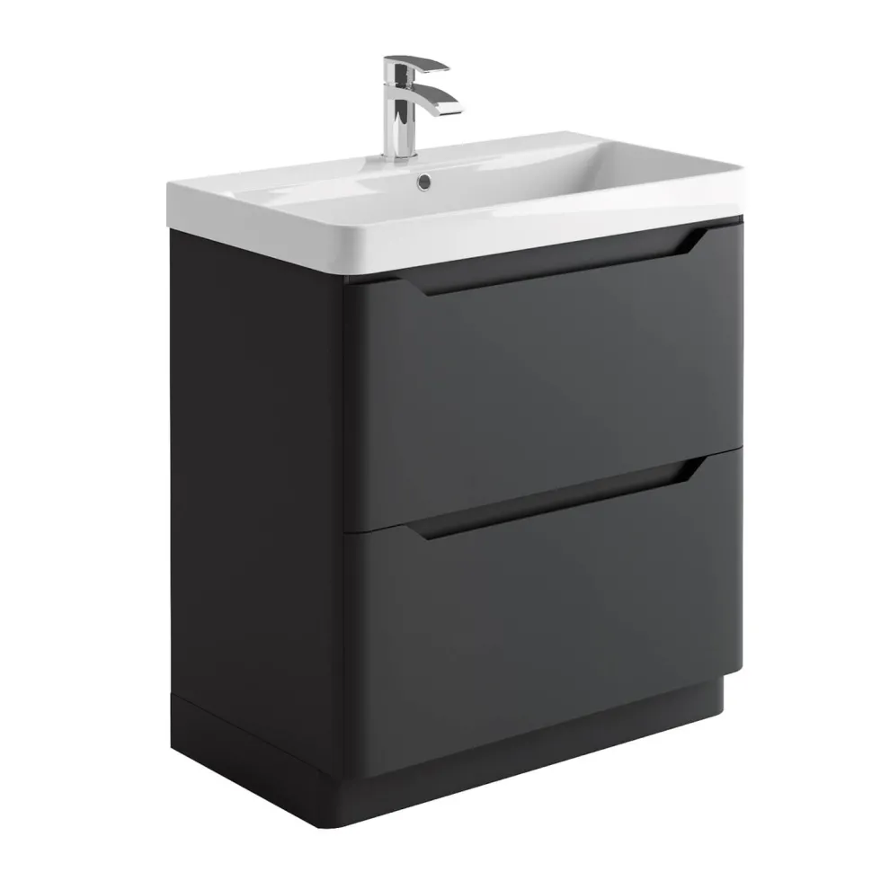 Ava 800mm Floorstanding Vanity Unit & Basin