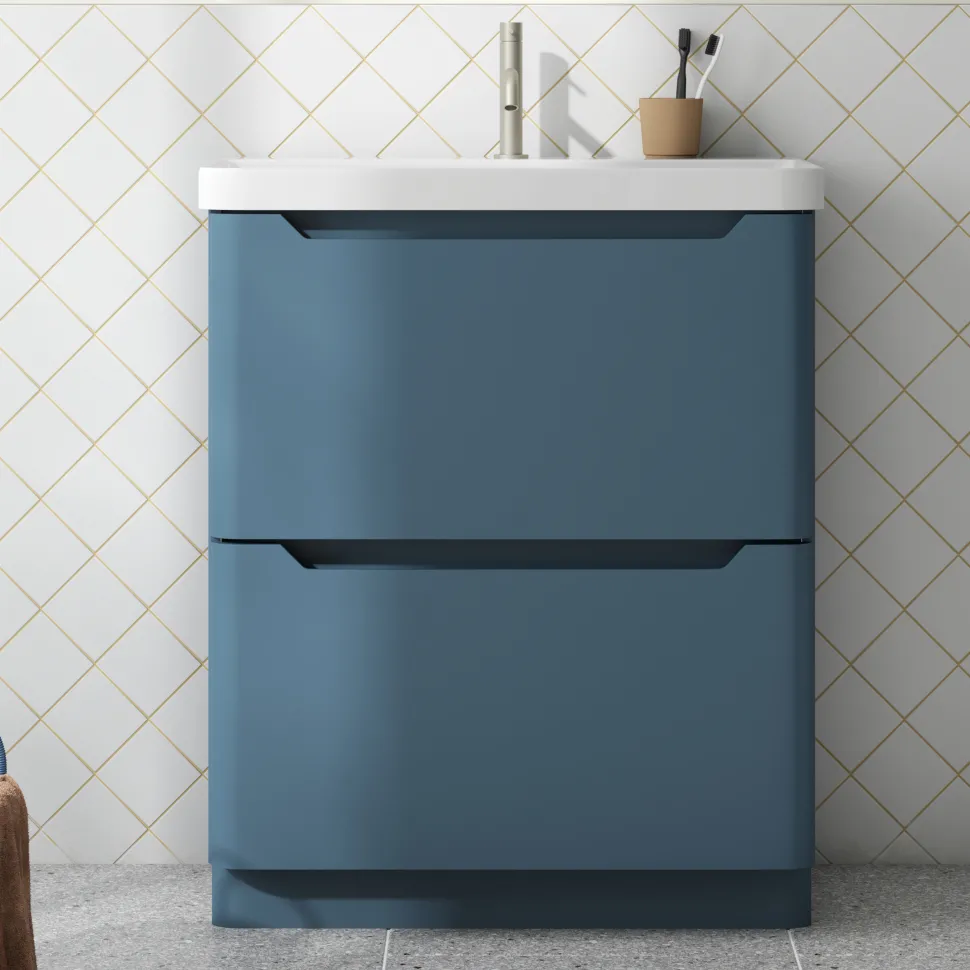 Ava 800mm Floorstanding Vanity Unit & Basin