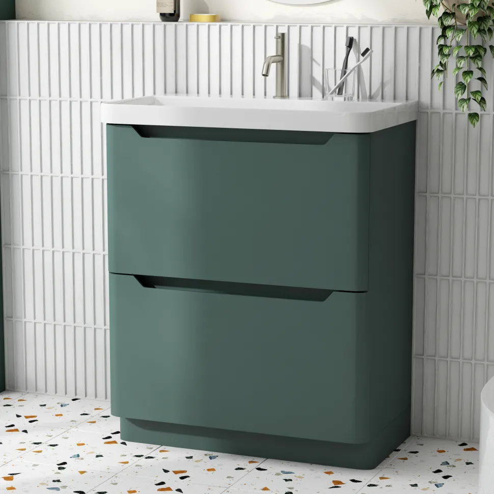 Ava 800mm Floorstanding Vanity Unit & Basin