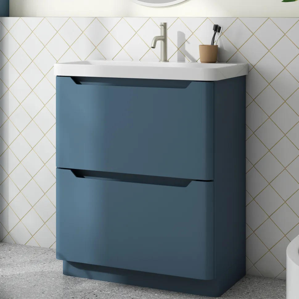 Ava 800mm Floorstanding Vanity Unit & Basin