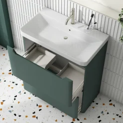 Ava 800mm Floorstanding Vanity Unit & Basin