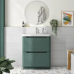 Ava 800mm Floorstanding Vanity Unit & Basin