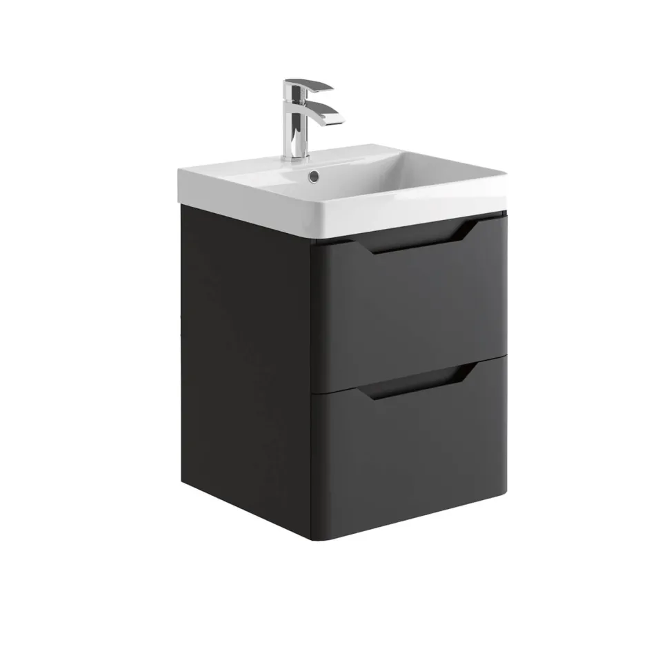 Ava 500mm Wall Hung Vanity Unit & Basin