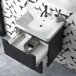 Ava 600mm Wall Hung Vanity Unit & Basin