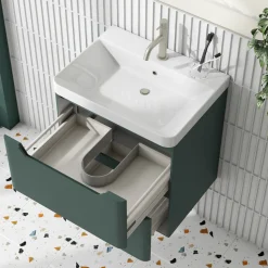 Ava 600mm Wall Hung Vanity Unit & Basin