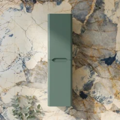Ava 1400mm Wall Mounted Tall Storage Cabinet