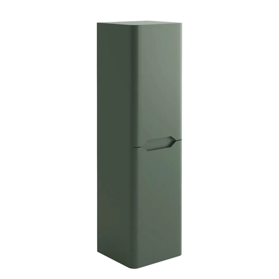 Ava 1400mm Wall Mounted Tall Storage Cabinet