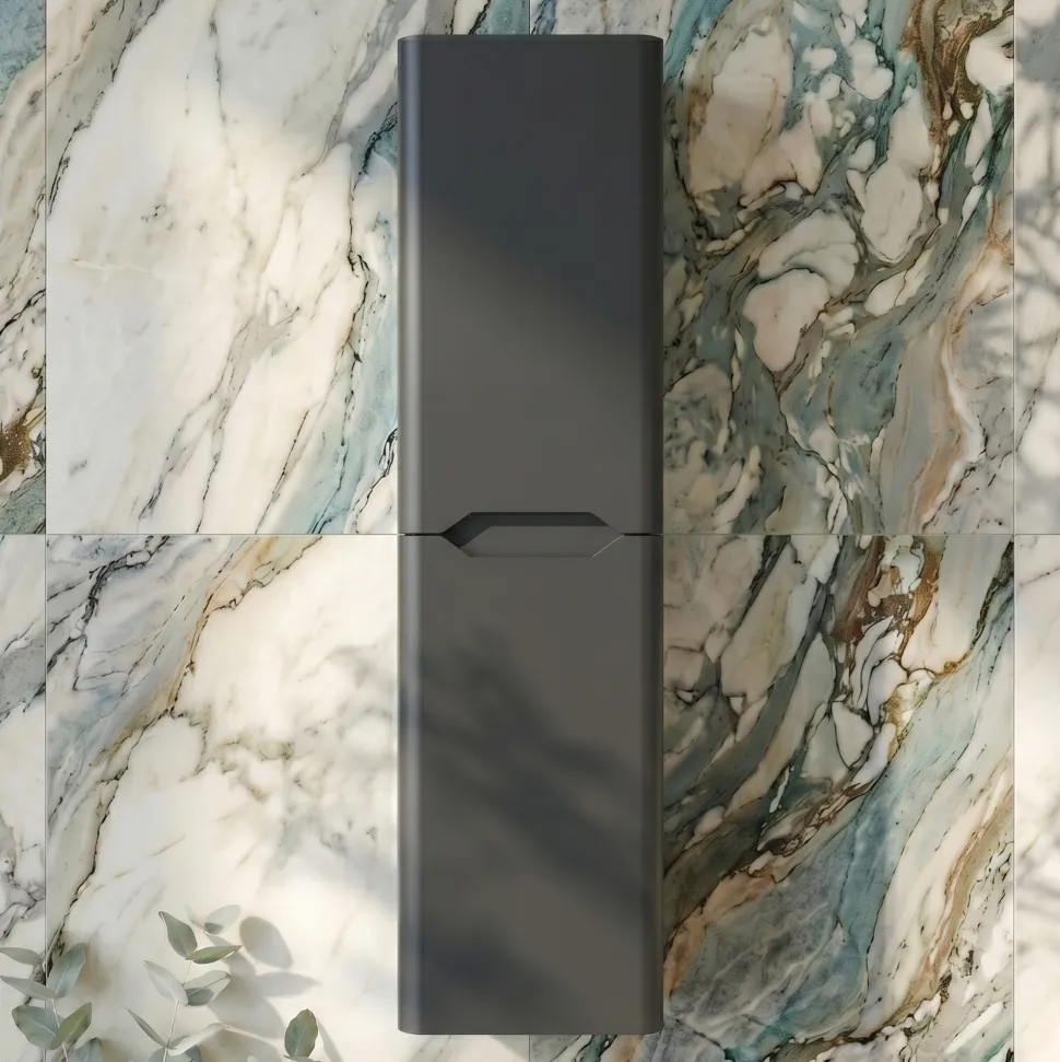 Ava 1400mm Wall Mounted Tall Storage Cabinet