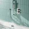 Barnaby Concealed Shower Valve, Slide Rail Kit & Overflow Bath Filler