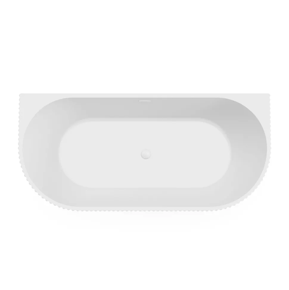 Billy Fluted Back to Wall Bath - 1700 x 780mm