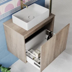 Billy 600mm Wall Hung Vanity Unit & Countertop
