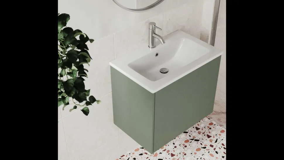 Billy 600mm Wall Hung Vanity Unit & Basin