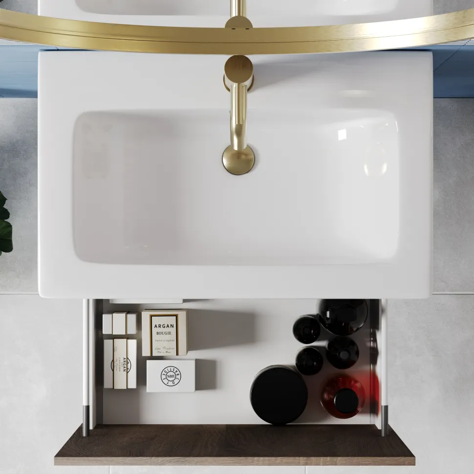 Billy 600mm Wall Hung Vanity Unit & Basin
