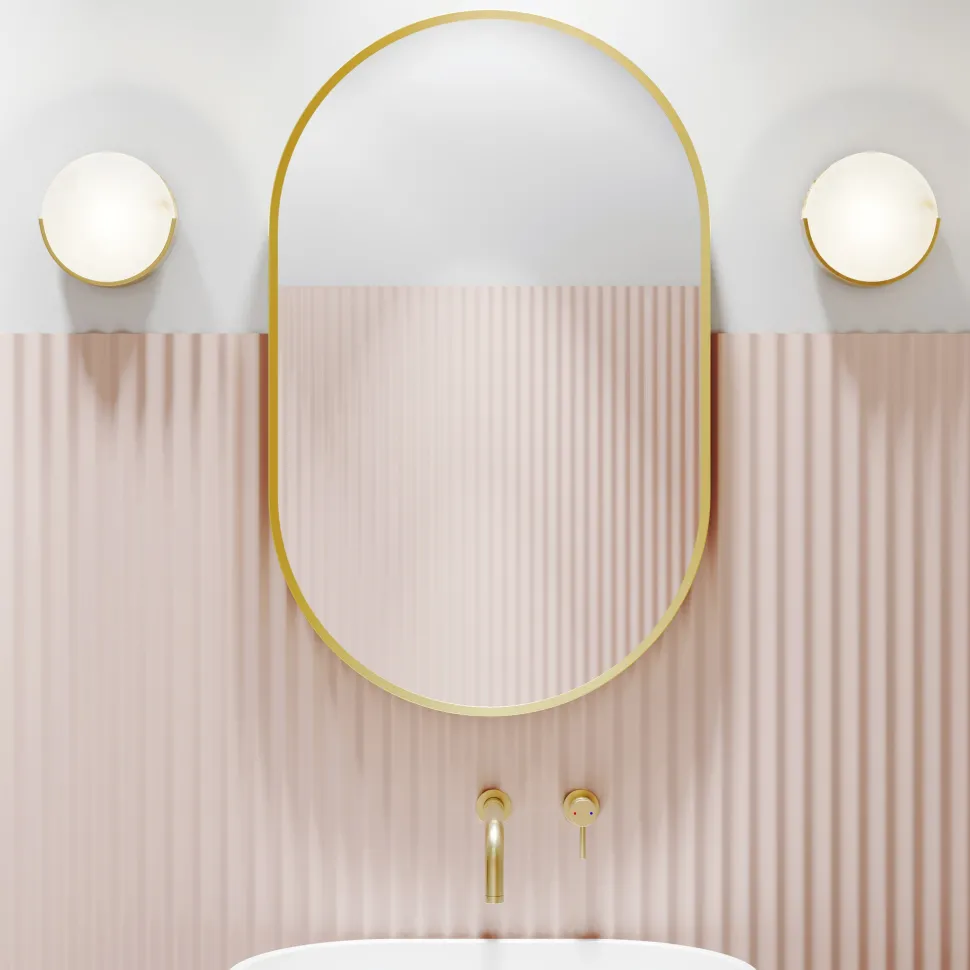 Billy Oval Framed Mirror - 500 x 800mm