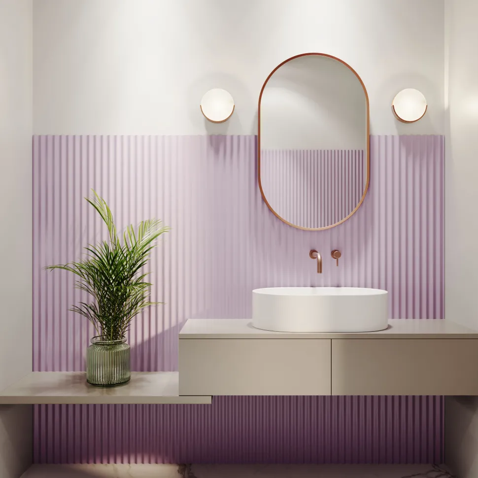 Billy Oval Framed Mirror - 500 x 800mm