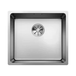 Blanco Andano 1 Bowl Undermount Satin Polish Stainless Steel Kitchen Sink & Waste - 490 x 440mm