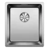 Blanco Andano Compact 1 Bowl Undermount Satin Polish Stainless Steel Kitchen Sink & Waste - 380 x 440mm