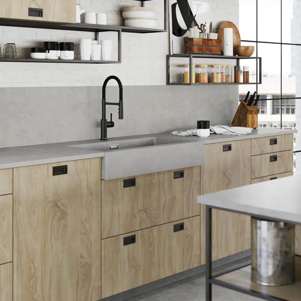 Blanco Catris-S Flexo Single Lever Pull Out Kitchen Mixer Tap with Dual Spray