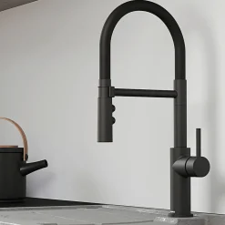 Blanco Catris-S Flexo Single Lever Pull Out Kitchen Mixer Tap with Dual Spray