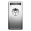 Blanco Claron 0.5 Bowl Undermount Satin Polish Stainless Steel Kitchen Sink & Waste - 220 x 440mm