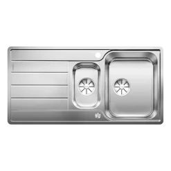 Blanco Classimo 6 S-IF 1.5 Bowl Brushed Stainless Steel Kitchen Sink & Waste with Reversible Drainer - 1000 x 500mm