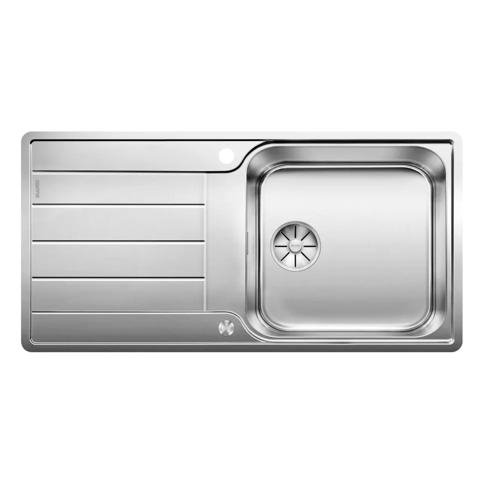 Blanco Classimo XL 6 S-IF 1 Bowl Brushed Stainless Steel Kitchen Sink & Waste with Reversible Drainer - 1000 x 500mm