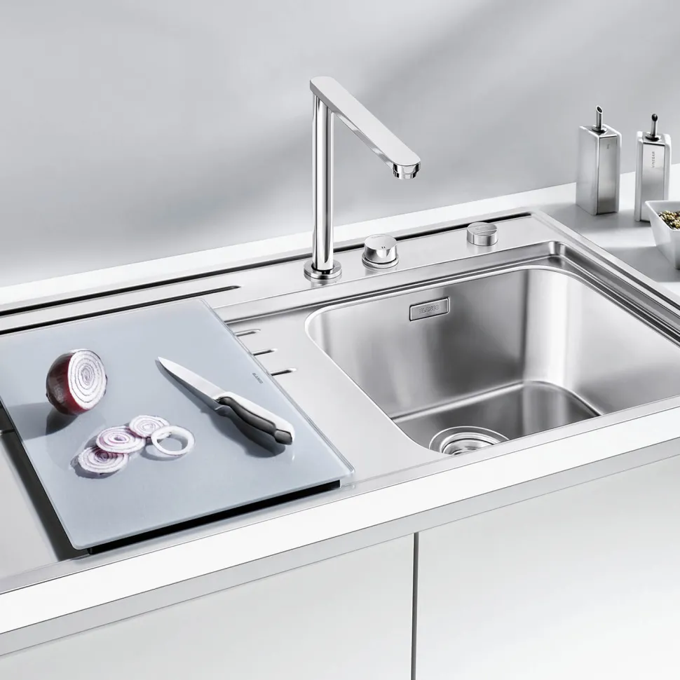 Blanco Eloscope-F II Chrome Retractable Mono Kitchen Mixer Tap