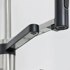 Blanco Evol-S 3-in-1 PVD Steel Smart Measure Filtered Cold Water Mono Kitchen Mixer Tap with Dual Spray
