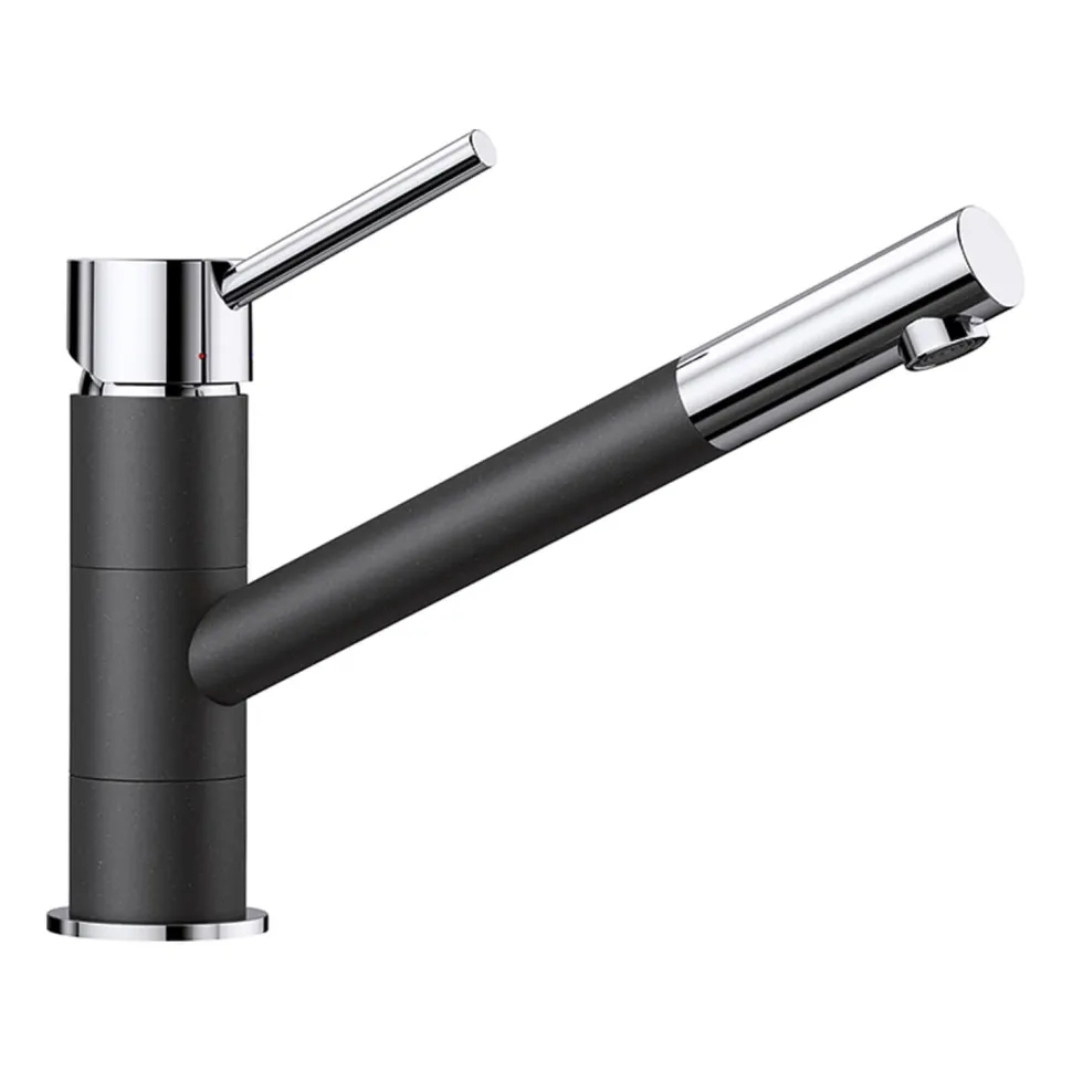 Blanco Kano Single Lever Mono Kitchen Mixer Tap with Silgranit Matching Finish
