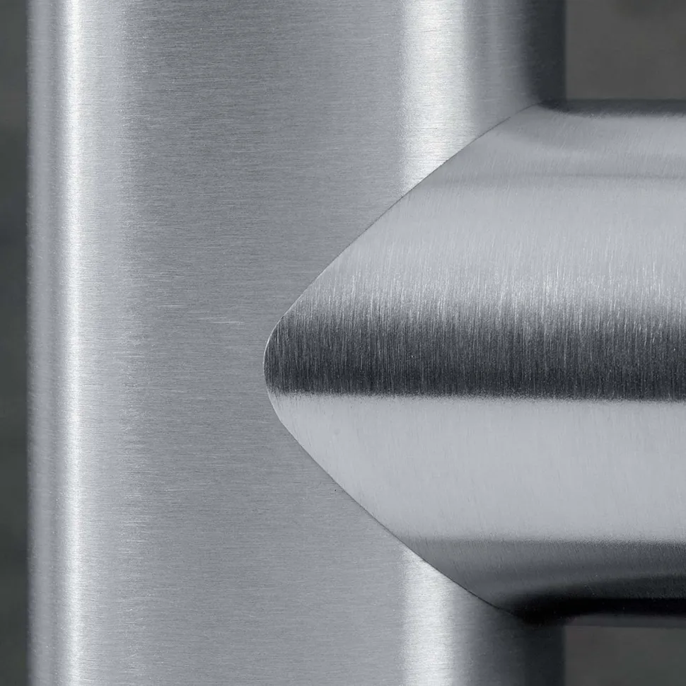 Blanco Lanora-S Eco Cold Start Brushed Stainless Steel Mono Pull Out Kitchen Mixer Tap